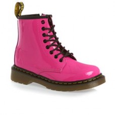 Delaney Hot Pink Patent Boots